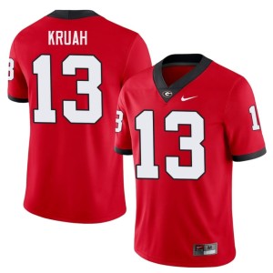 AJ Kruah Mens University Red University of Georgia #13 Jersey 597499-831