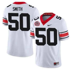 Cortez Smith Men's White #50 1980 National Champions 40th Anniversary UGA Alumni Jerseys 173499-981