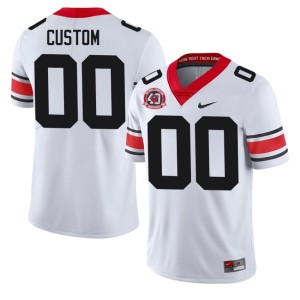 Custom #00 Bulldog Nation 2026-27 Men White 1980 National Champions 40th Anniversary Jersey 855926-733