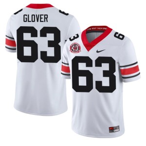 Dontrell Glover #63 UGA Bulldogs 1980 National Champions 40th Anniversary NCAA White Men's Jerseys 236760-251
