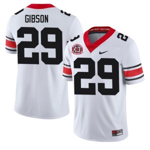 Isaiah Gibson 1980 National Champions 40th Anniversary Georgia Bulldogs Embroidery Men's #29 White Jersey 996918-606