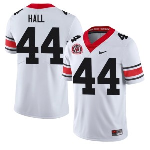 Jordan Hall Player #44 White Go Dawgs Men 1980 National Champions 40th Anniversary Jersey 824768-316