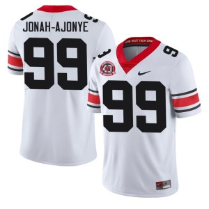 Joseph Jonah-Ajonye Men 1980 National Champions 40th Anniversary Limited Georgia Bulldogs #99 White Jersey 898910-691