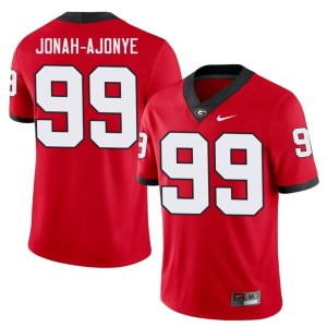 Joseph Jonah-Ajonye High School Mens #99 University of Georgia Red Jersey 796761-347