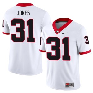 Kyron Jones Go Dawgs White Mens #31 Alumni Jerseys 186009-723