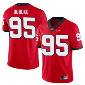 Nnamdi Ogboko Red Mens High School Go Dawgs #95 Jerseys 507160-388