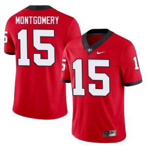 Ryan Montgomery Game Red #15 Men Bulldog Nation Jerseys 554370-389