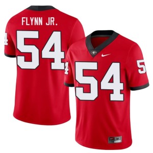 Waltclaire Flynn Jr. NCAA #54 Red Go Dawgs Men Jersey 639729-742