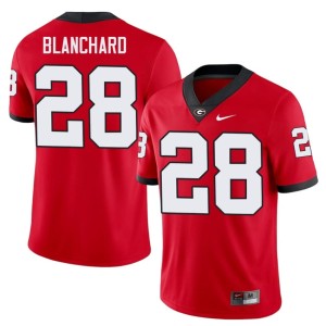 Walter Blanchard Bulldog Nation Red University Men's #28 Jerseys 636379-930