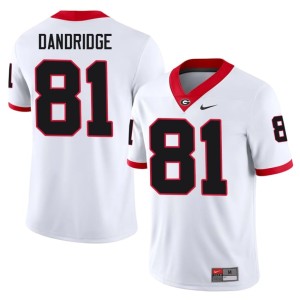 Craig Dandridge Mens High School White Georgia #81 Jersey 628165-261
