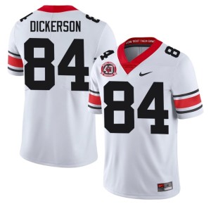 Dallas Dickerson Bulldog Nation #84 1980 National Champions 40th Anniversary Men's White Football Jerseys 269971-840