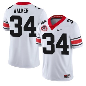 Herschel Walker 1980 National Champions 40th Anniversary Damn Good Dawgs High School Men #34 White Jersey 426077-855