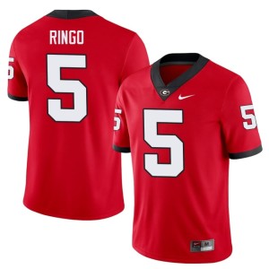 Kelee Ringo Georgia Bulldogs #5 Men Red 2025 Jerseys 327164-295