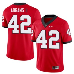 Nick Abrams II 2026-27 #42 Go Dawgs Red Men's Jerseys 149586-820