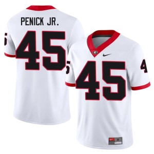 Terrence Penick Jr. Men Replica #45 Damn Good Dawgs White Jersey 546311-456