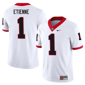 Trevor Etienne Bulldog Nation White Men 2025 #1 Jersey 378888-421