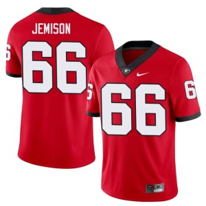 Tyreek Jemison Bulldog Nation Red Stitched #66 Men's Jersey 674862-664
