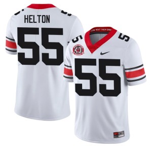 Zykie Helton White Men Dawgs #55 1980 National Champions 40th Anniversary Game Jerseys 838923-266