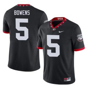 Chauncey Bowens Mascot 100th Anniversary Mens #5 Black Embroidery Damn Good Dawgs Jersey 115824-215
