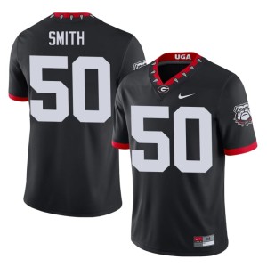Cortez Smith DGDs Men's Black #50 Mascot 100th Anniversary High School Jersey 416523-505