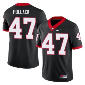 David Pollack College Black Damn Good Dawgs #47 Mens Jerseys 406211-157