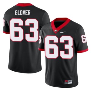 Dontrell Glover Men 2026-27 #63 Black UGA Jersey 818892-781