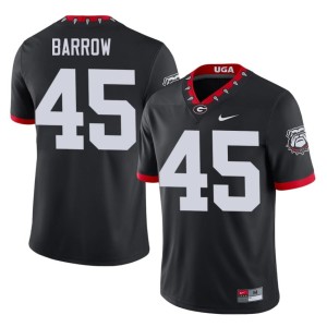 Eli Barrow Georgia Bulldogs Black University Mascot 100th Anniversary #45 Mens Jerseys 994316-974