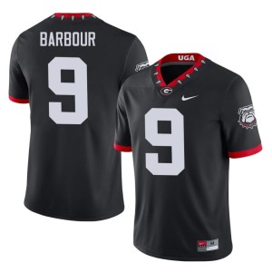 Ethan Barbour 2026-27 Black #9 Mascot 100th Anniversary Men University of Georgia Jerseys 933763-424