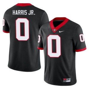 Gabe Harris Jr. #0 University of Georgia Men's Black Alumni Jerseys 588801-352