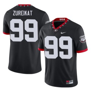 Harran Zureikat NCAA University of Georgia Bulldogs #99 Black Men's Mascot 100th Anniversary Jerseys 662477-656