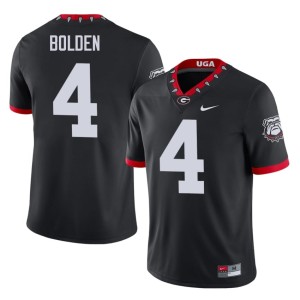 KJ Bolden Mascot 100th Anniversary #4 Men Stitched DGDs Black Jerseys 415859-357