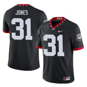 Kyron Jones Bulldog Nation Men's High School Mascot 100th Anniversary Black #31 Jerseys 219436-860