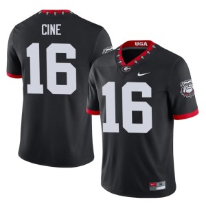 Lewis Cine #16 DGDs Mascot 100th Anniversary Mens Black NCAA Jerseys 357436-120