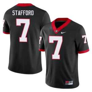 Matthew Stafford Black 2025 UGA Mens #7 Jerseys 563606-107