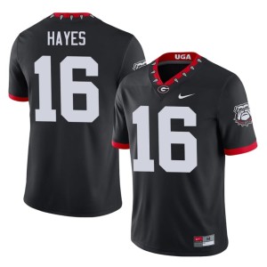 Maurice Hayes Georgia Bulldogs Mascot 100th Anniversary Black Men's #16 University Jersey 465566-185