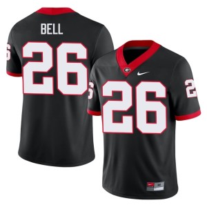 Micah Bell Men's #26 Black College Bulldog Nation Jersey 340715-922