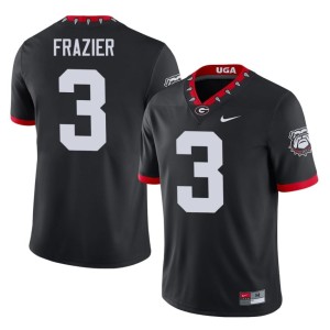 Nate Frazier Mascot 100th Anniversary Mens #3 2026-27 Black Go Dawgs Jersey 983900-822