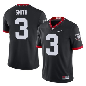 Roquan Smith Black Men's #3 Mascot 100th Anniversary Go Dawgs Player Jerseys 959720-786