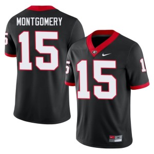 Ryan Montgomery University of Georgia 2025 Black #15 Men's Jerseys 706897-197