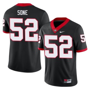 Valdin Sone Men's Bulldog Nation 2025 Black #52 Jerseys 886237-644