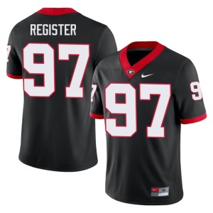 Wade Register #97 Black Bulldog Nation Replica Men Jerseys 606168-687