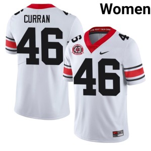 Danny Curran #46 1980 National Champions 40th Anniversary 2026-27 White Womens University of Georgia Jersey 747499-852