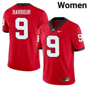 Ethan Barbour #9 Red Dawgs Women Football Jerseys 882460-528