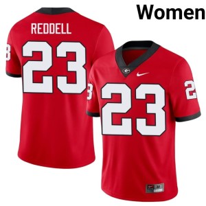 Jaden Reddell Embroidery Women Red UGA #23 Jerseys 622397-856