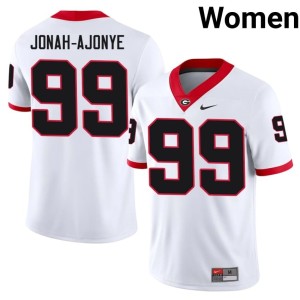 Joseph Jonah-Ajonye University of Georgia Bulldogs Women White #99 Alumni Jerseys 848808-632