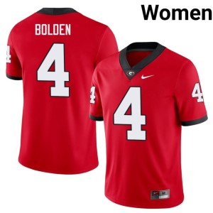 KJ Bolden Red DGDs 2025 #4 Women Jersey 138893-386