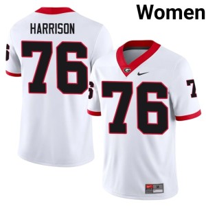 Marcus Harrison Women Player #76 White Damn Good Dawgs Jersey 482906-477