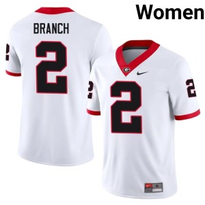 Zion Branch Georgia 2025 Women #2 White Jerseys 986646-361