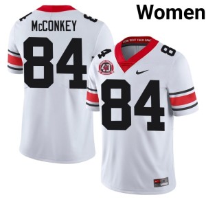 Ladd McConkey DGDs 1980 National Champions 40th Anniversary Replica #84 White Womens Jerseys 437463-572