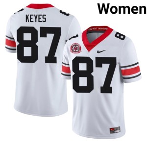 Lincoln Keyes Player #87 White DGDs Womens 1980 National Champions 40th Anniversary Jersey 341204-180